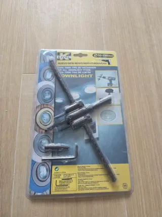 Broca para focos 30-250mm KIVEC Sierra circular