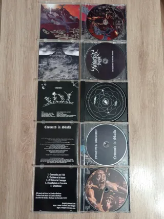 Lote 5 CDs Metal