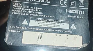 Scheda Madre TV Nordmende ND39S3100S Smart