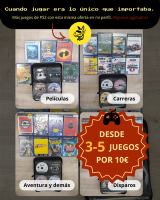 3-5 por 10€ - Juegos PS2 de deportes (1/2) PAL ESP
