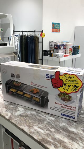 Plancha Raclette Severin 1400W