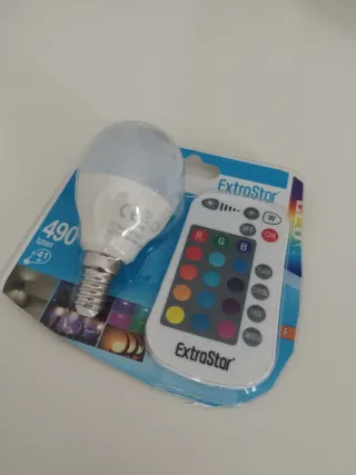 Bombilla LED ExtraStar con Mando RGB