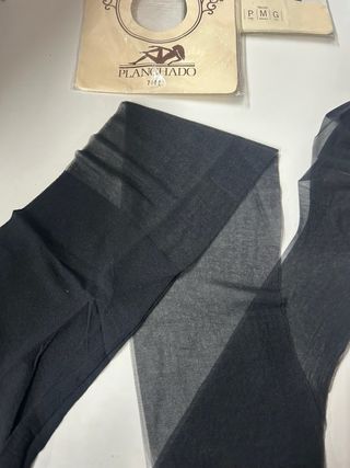 2 Panties Cristal Negro Talla G VINTAGE