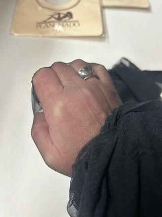 2 Panties Cristal Negro Talla G VINTAGE