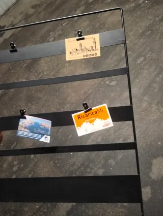 Portafoto in metallo nero