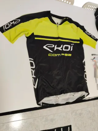 Maillot Ciclismo RKOI Negro/Amarillo