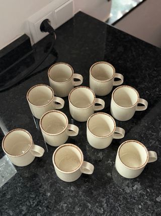 Conjunto 10 chávenas de café