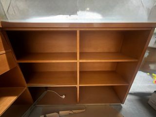 Mostrador de madera maciza