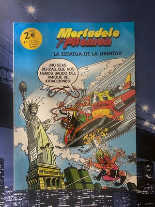Comic Mortadelo y Filemón La estatua de la liber