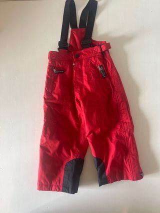Pantalón de esquí Schuss Rojo Talla 4 años