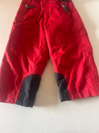 Pantalón de esquí Schuss Rojo Talla 4 años