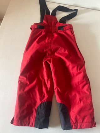 Pantalón de esquí Schuss Rojo Talla 4 años