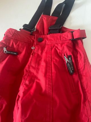 Pantalón de esquí Schuss Rojo Talla 4 años