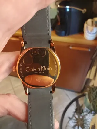 Orologio Calvin Klein Swiss Made Oro Nero full set