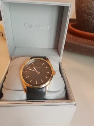 Orologio Calvin Klein Swiss Made Oro Nero full set
