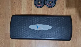 Set Gym Homcom Banco, pesas y barras decathlon