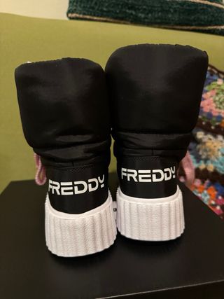 Freddy Puff Boot Donna Nero/Rosa