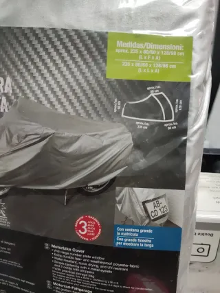 Funda Protectora Moto Crivit Talla L NUEVA