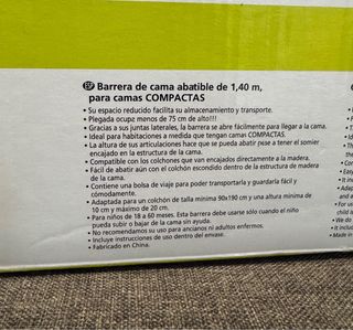 Barrera Cama JANÉ Abatible 140cm