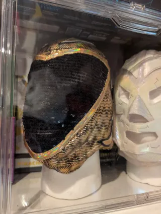 Máscara Luchador Tinieblas Jr. Autografiada