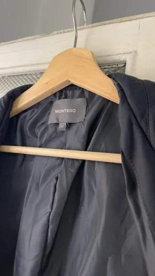 Gabardina azul marino talla XL