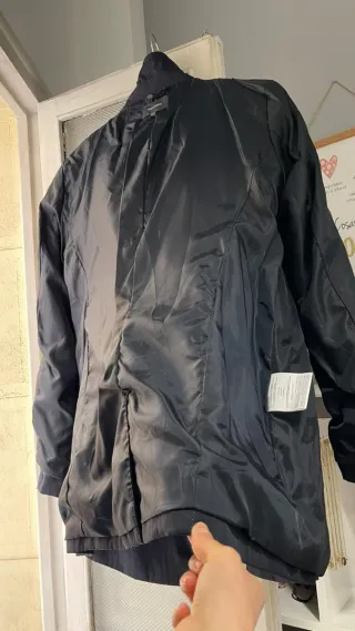 Gabardina azul marino talla XL