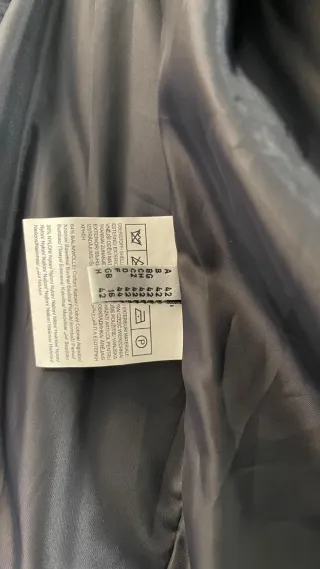 Gabardina azul marino talla XL