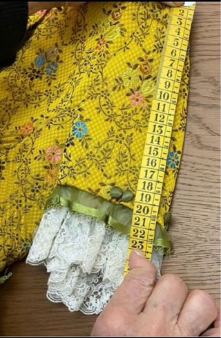 Traje Fallera Niña Amarillo