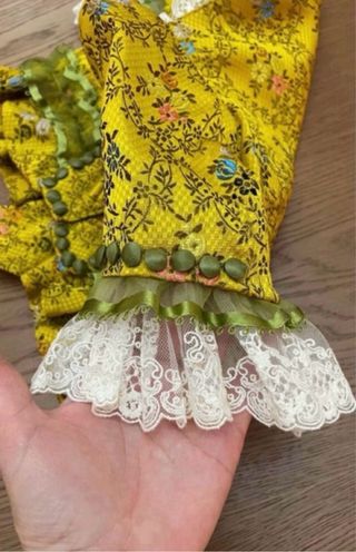 Traje Fallera Niña Amarillo