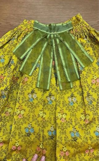 Traje Fallera Niña Amarillo