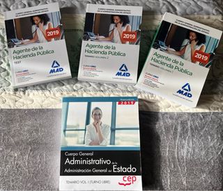 Libros oposición hacienda se regala