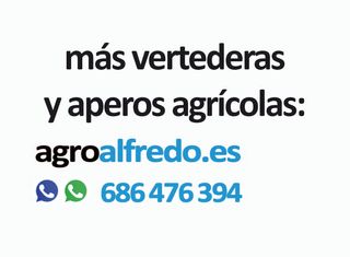 Vertederas hidráulicas reversibles 5 hojas.