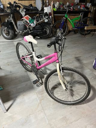 Bicicleta infantil rosa