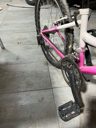 Bicicleta infantil rosa