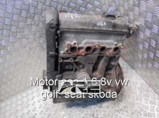Motor aea 1.6 8v vw golf. seat skoda.