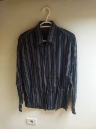 Camisa de manga larga a rayas