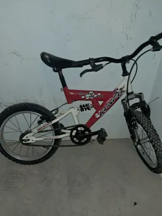 Bicicleta Sprint 16 Roja y Blanca