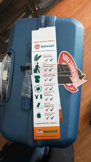 Maleta grande Benzi azul