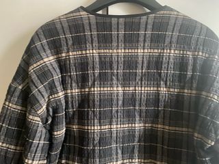 Chaqueta Zara cuadros acolchada talla XS