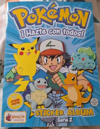 Álbum COMPLETO Pokémon Colecciones Merlin año 2000