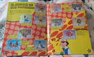 Álbum COMPLETO Pokémon Colecciones Merlin año 2000