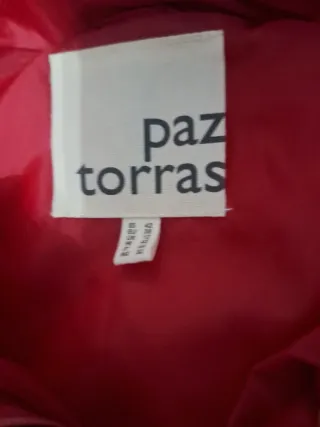 Chaqueta acolchada Paz Torras Roja