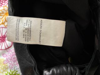 Bolso Piel Adolfo Domínguez Negro
