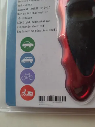 Medidor Presión Neumáticos Digital