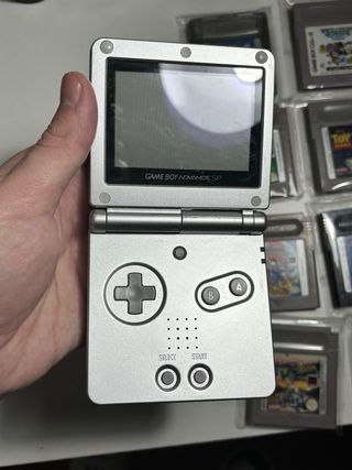 Nintendo Game Boy Advance SP Plata con juegos