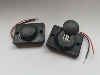 Pack 2 tomas USB 12V para camper / autocaravana