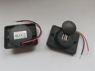 Pack 2 tomas USB 12V para camper / autocaravana