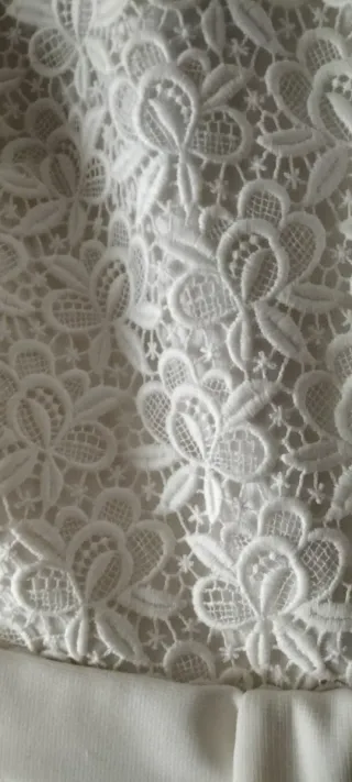 Vestido de boda blanco roto, años 60