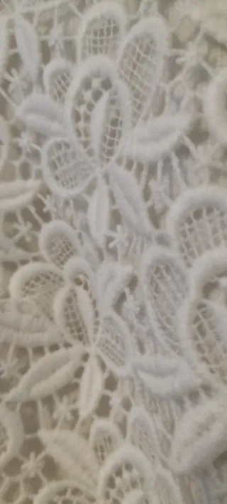 Vestido de boda blanco roto, años 60