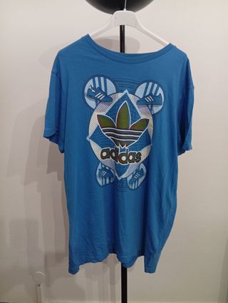 T-shirt Adidas Unisex Blu/Multicolor